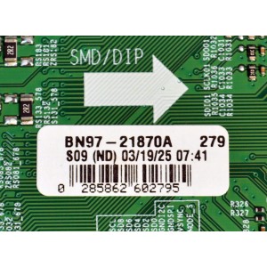 LED DRIVER ORIGINAL PARA TV SAMSUNG / NUMERO DE PARTE BN94-18541A / BN41-03279A / BN41-03279 / BN41-03279A-015 / DZFH2501 / BN9418541A / BN97-21870A / PANEL CY-QF055RLAV1H / DISPLAY T550QVN07.Y / BN96-60290A / MODELO QN55QN70FDXZA / QN55QN70FDXZA AA01
