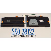 KIT DE BOCINAS ORIGINAL PARA TV SAMSUNG 2 PIEZAS / NUMERO DE PARTE BN96-60622B / BN63-21513AX001 / 43Q80F / HSN22R / SHINILE227753 / MODELO QN55QN70FDXZA / QN55QN70FDXZA AA01