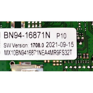 MAIN ORIGINAL PARA TV SAMSUNG 4K UHD HDR / NUMERO DE PARTE BN94-16871N / BN41-02844A / BN41-02844 / BN41-02844A-000 / BYBH2131 / BN9416871N / BN97-18264A / PANEL CY-SA085HGHV1H / DISPLAY ST8461D01-2 VER.2.1 / MODELO UN85AU800DFXZA CA05
