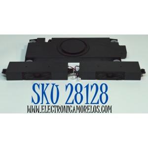 KIT DE BOCINAS ORIGINAL PARA TV PANASONIC 3 PIEZAS / NUMERO DE PARTE 42-WFB321 / 42-WFB330 / 42-WFB321-X6HX1HX / 42-WFB330-X4TX2HX / SKLS / MODELO TV-65W95APK