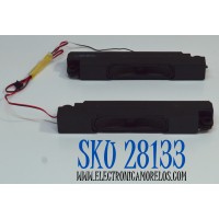 KIT DE BOCINAS ORIGINAL PARA TV LG 2 PIEZAS / NUMERO DE PARTE 1032056 / VT1032056 / B445 / B445-BA030 / MODELO 75UA7500ZUA / 75UA7500ZUA.CUSFBH