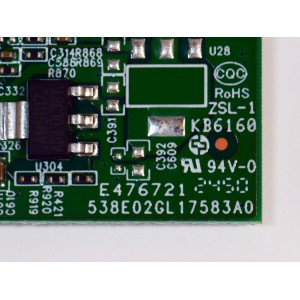 T-CON ORIGINAL PARA TV ONN / NUMERO DE PARTE 513C32E0M11 / TV32E0-ZC26-01 (A) / 303C32E0231 / 538E02GL17583A0 / M11/3955-01108 / PANEL HV320WHB-F56 / DISPLAY HV320WHB-F56 REV.4.0 / MODELO 100012589 32"