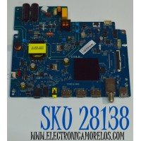 MAIN FUENTE COMBO ORIGINAL PARA TV JVC ROKU HD / NUMERO DE PARTE 02-3MT816A24-J02T / CV816-N42 / 7.D816N212000.3A7 / V8-MR16K01-LFV1352 / PANEL LVW240CMDO / DISPLAY V236BJ1-P01 REV.CB / MODELO SI24R