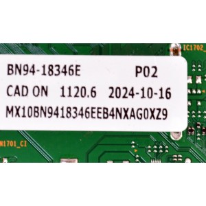 MAIN ORIGINAL PARA TV SAMSUNG 4K UHD HDR SMART TV / NUMERO DE PARTE BN94-18346E / BN41-03215A / BN41-03215 / BN9418346E / MODELO QN75QN90DDFXZA / QN75QN90DDFXZA CB01