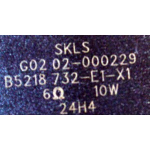 KIT DE BOCINAS ORIGINAL PARA TV TCL 3 PIEZAS / NUMERO DE PARTE 12302-500224 / G0202-000229 / BG521035-C1-X1 / B5218732-E1-X1 / MODELOS 55QM7K / 65QM7K / 75QM7K / 58S571F
