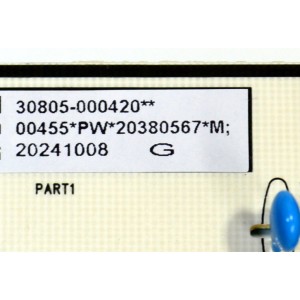 FUENTE DE PODER ORIGINAL PARA TV TCL / NUMERO DE PARTE 30805-000420 / 11601-500150 / 40-L17SW2-PWE1KG / 20380567 / PANEL LVU550NDL / DISPLAY PT550GT08-1 VER.1.0 / MODELO 55Q651G