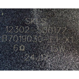 KIT DE BOCINAS ORIGINAL PARA TV TCL 2 PIEZAS / NUMERO DE PARTE 12302-500172 / B7019030-E1-X1 / MODELO 55Q651G