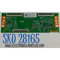 T-CON ORIGINAL PARA TV ONN / NUMERO DE PARTE 9043-444300-CS001011 / TU602-G4F1-B V1.0 / JRX09011RA0 / 2482301533 / PANEL K500WDGF / DISPLAY ST4951D02-1 VER.2.1 / MODELO 100012585 50"