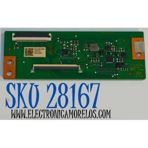 T-CON ORIGINAL PARA TV VIZIO / NUMERO DE PARTE 513C43B0M10 / TV43B0-ZC26-01 (A) / E168066 / M10/07483-05001 / 2010146322 / DISPLAY PT400CT02-1 VER.1.0 / MODELO VFD40M-0810 / VFD40M-0810 LMC1T9PA