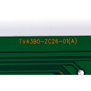 T-CON ORIGINAL PARA TV VIZIO / NUMERO DE PARTE 513C43B0M10 / TV43B0-ZC26-01 (A) / E168066 / M10/07483-05001 / 2010146322 / DISPLAY PT400CT02-1 VER.1.0 / MODELO VFD40M-0810 / VFD40M-0810 LMC1T9PA