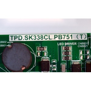 MAIN FUENTE COMBO ORIGINAL PARA TV ONN ROKU HD / NUMERO DE PARTE 9011-240038-VZ2010XK / TPD.SK338CL.PB751 (T) / Q23147-KT / CVTE9011ARA0 / S24090339 / 24A09S07386 / PANEL K320WDD1B / MODELO 100012589 32"