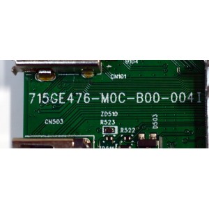 MAIN ORIGINAL PARA TV VIZIO 4K UHD HDR SMARTCAST / NUMERO DE PARTE XNCB02K035 / 715GE476-M0C-B00-004I / (G)XNCB02K035050X / PANEL TPT550WR-QVN10.U / DISPLAY T550QVN10.B / MODELO V4K55M-0801 / V4K55M-0801 LTCWT1HB