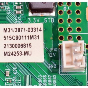 MAIN FUENTE COMBO ORIGINAL PARA TV ONN ROKU HD / NUMERO DE PARTE 515C90111M31 / MT90111-ZC01-01 / M31/3871-03314 / 2130006815 / M24253-MU / PANEL ST3151A08-4 / DISPLAY ST3151A08-4 V2.7 / MODELO 100012589 32"