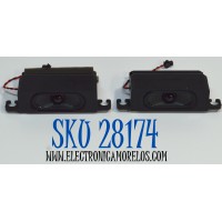 KIT DE BOCINAS ORIGINAL PARA TV LG 2 PIEZAS / NUMERO DE PARTE 378G0110457YAC / MODELO 50UM6900PUA / 50UM6900PUA.CUSRLH