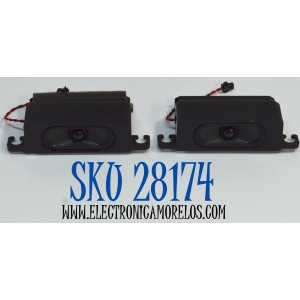 KIT DE BOCINAS ORIGINAL PARA TV LG 2 PIEZAS / NUMERO DE PARTE 378G0110457YAC / MODELO 50UM6900PUA / 50UM6900PUA.CUSRLH