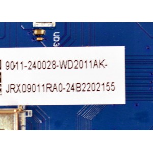 MAIN ORIGINAL PARA TV JVC 4K UHD HDR ROKU TV / NUMERO DE PARTE 9011-240028-WD2011AK / CVR964_QH / 7.TR964QH11000.0A0 / JRX09011RA0 / 24B2202155 / DISPLAY CV500U5-T01 REV:01 / MODELO SI50URF