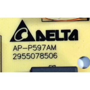 FUENTE DE PODER ORIGINAL PARA TV SONY / NUMERO DE PARTE 101350822 / AP-P597AM / 2955078506 / AP-P597AM B / G25 / G25P / PANEL YDCM065UNG11 / MODELO XR-65A80CL / XR65A80CL