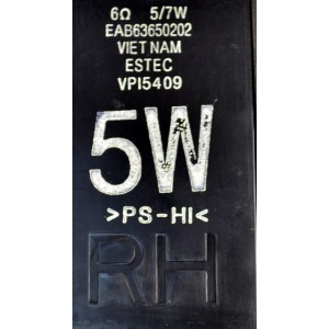 KIT DE BOCINAS ORIGINAL PARA TV LG 2 PIEZAS / NUMERO DE PARTE EAB63650202 / EAB63650201 / VPI5407 / VPI5409 / MODELO 32LF595B-UB / 32LF595B-UB.BUSMLJM