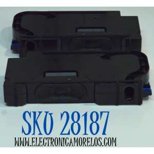 KIT DE BOCINAS ORIGINAL PARA TV SONY 2 PIEZAS / NUMERO DE PARTE 1016024 / 1016024 11 / 1016024 21 / 122H29 / 122H26 / MODELO XR-55A80K / XR-55A80CK