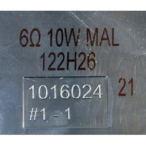 KIT DE BOCINAS ORIGINAL PARA TV SONY 2 PIEZAS / NUMERO DE PARTE 1016024 / 1016024 11 / 1016024 21 / 122H29 / 122H26 / MODELO XR-55A80K / XR-55A80CK