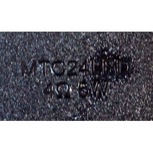 KIT DE BOCINAS ORIGINAL PARA TV ONN 2 PIEZAS / NUMERO DE PARTE MTC24 / MTC24LED / MODELO 100012590 24"