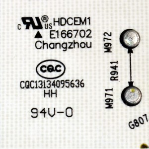 FUENTE DE PODER ORIGINAL PARA TV HISENSE / NUMERO DE PARTE 408004 / RSAG7.820.51517/ROH / CQC13134095636 / HDCEM1 / 51517-B / MODELO 55S75N / 55S7N