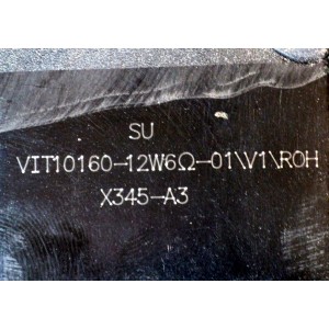 KIT DE BOCINAS ORIGINAL PARA TV HISENSE 4 PIEZAS / NUMERO DE PARTE VIT10160 / VIT12280 / X385-A3 / X345-A3 / MODELO 55S75N / 55S7N