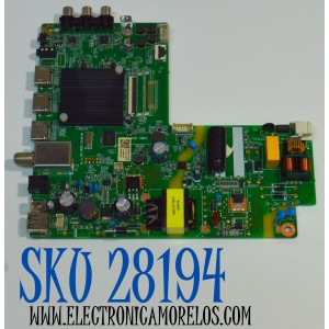 MAIN FUENTE COMBO ORIGINAL PARA TV ONN ROKU HD / NUMERO DE PARTE 515C90111M60 / MT90111-ZC01-01 / M60/4491-00660 / 2130005150 / M23092-MT / PANEL V320BJ9-Q01 / DISPLAY V320BJ9-Q01 REV.C1 / MODELO 100012589 32"