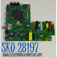 MAIN FUENTE COMBO ORIGINAL PARA TV ONN ROKU HD / NUMERO DE PARTE 515CT9501M09 / AMT9501-ZC01-01 / M09/9865-00729 / 2010141673 / M23142-MT / DISPLAY V320BJ9-Q01 REV.C1 / MODELO 100012589 32"