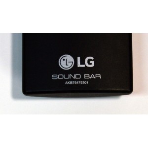 CONTROL REMOTO ORIGINAL PARA BARRAS DE SONIDO LG SOUND BAR / NUMERO DE PARTE AKB75475301 / AKB75595312 / AKB75595402 / AKB75595331 / AKB75595301 / MODELO SK8 / SK5DEUSLLK / SK5Y / SL4Y / SL5Y / SL6Y / SN5Y / SN6Y / SN7R / SJ3 / SJ4 / SKD4 / SL4 / SNH5