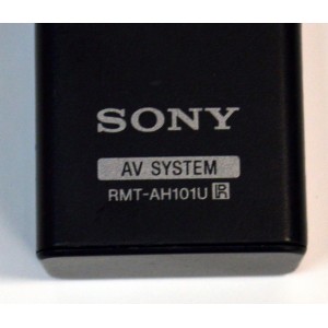 CONTROL REMOTO ORIGINAL SONY PARA SISTEMAS DE AUDIO Y VIDEO / COMPATIBLE CON BARRAS DE SONIDO / NUMERO DE PARTE RMT-AH101U / 1-492-931-12 / RMT-AH102U / RMT-AH300U / RMT-AH200U / MODELO SA-CT380 / HT-CT380 / HT-CT780 / HT-CT381 / SA-WCT180 / HT-XT100