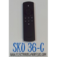 CONTROL REMOTO POR VOZ ALEXA LITE  DE AMAZON PARA USARSE CON DISPOSITIVOS FIRE TV / COMPATIBLES COMO FIRE TV STICK LITE/FIRE TV STICK BASIC EDITION / NUMERO DE PARTE H69A73 / L-1855 / 2AUQH-4973 / 25501-4973 / 07272-20-01698 / L5B83H / L5B83G / PE59CV