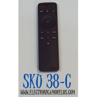 CONTROL REMOTO ORIGINAL RETROILUMINADO BLUETOOTH PARA SISTEMAS DE AUDIO DE CINE EN CASA Y BARRAS DE SONIDO DE VIZIO / NUMERO DE PARTE Y465-A1 / D21/D51 / 1023-0000233/ 1023-0000257/ 1023-0000270 / MODELO V21-H8R / V51-H6 / M512A-H6 / P514A-H6 / V51-XJ6 