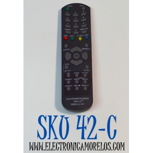 CONTROL REMOTO ORIGINAL PARA TV LG / NUMERO DE PARTE LI-101 / ESTA PREPROGRAMADO SOLAMENTE PARA TELEVISORES LG