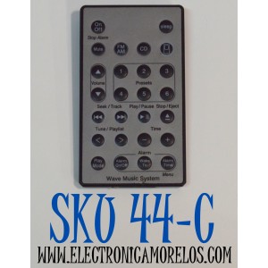 CONTROL REMOTO PARA SISTEMA DE MUSICA BOSE WADE MUSIC SYSTEM / NUMERO DE PARTE 281526-002 / 281526-001 / 313975-001 / 352543-0010 / 344761 / MODELO AWRCC1 / AWRCC2 / ES COMPATIBLE CON VARIOS MODELOS