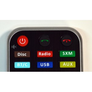 CONTROL REMOTO PARA UN RECEPTOR DE DVD/CD CON PANTALLA TACTIL PARA AUTOMOVIL / MARCAS COMPATIBLES SOUNDSTREAM/POWER ACOUSTIK / MODELO VRN-65HXB / VRN-65XHBV2 / VR-1032XB / VRN-63HB / VRCPAA-7D / VRCPAA-106 / CPAA-70D / CPAA-70M / PD-1032B / PH620SXMB