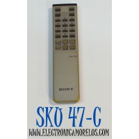 CONTROL REMOTO ORIGINAL PARA TV SONY / NUMERO DE PARTE RM-723 / 4-370-639 / CUENTA CON BOTONES PARA FUNCIONES BASICAS COMO TV/VIDEO / ANT/AUX / MUTING / COMPATIBLE CON LA SERIE TRINITRON Y APARATOS MODULARES/ESTEREO MAS ANTIGUOS