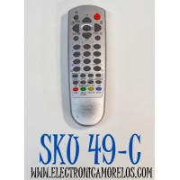 CONTROL REMOTO PARA RECEPTORES SATELITALES MODELOS BENJAMIN / COMPATIBLE CON RECEPTORES BELL SATELITE  TV / NUMERO DE PARTE RM-515D / RM-515D UNI  / MODELO 7500 / 9500 / 6500 / FUNCIONA COMO ALTERNATIVO PARA TELEVIORES  DAEWOO