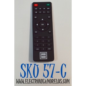 CONTROL REMOTO ORIGINAL RCA SE UTILIZA COMUNMENTE CON PROYECTORES DE CINE EN CASA/SISTEMAS DE AUDIO Y VIDEO/COMPATIBLE CON UNA GAMA DE DISPOSITIVOS RCA INCLUYENDO PROYECTORES LED MINI Y REPRODUCTORES DVD / NUMERO DE PARTE RPJ133-B /RPJ143 /RPJ133 / RPJ129