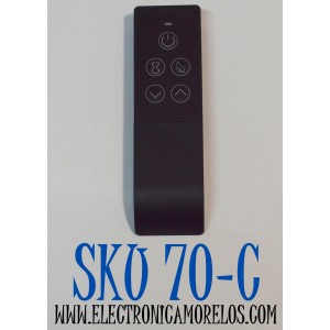 CONTROL REMOTO PARA UN CALENTADOR ELECTRICO DE CHIMENEA 3D DURAFLAME / COMPATIBLE CON VARIOS MODELOS DE CALECFACTORES Y CHIMENEAS ELECTRICAS DURAFLAME / NUMERO DE PARTE 18II210GRA / DFI021ARU / DFI030ARU