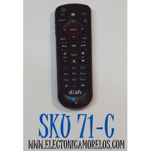 CONTROL REMOTO ORIGINAL POR VOZ DISH NETWORK 54.0 PARA CONTROLAR EL SISTEMA SATELITAL/TV/AUX/INPUT/DVR/ COMPATIBLE CON LOS RECEPTORES DISH NETWORK HOPPER/JOEY/WALLY / TECNOLOGIA RF/UFH 2G / NUMERO DE PARTE 219265/QVE4BRIS/ DN010064/MG3-2027/213164/218252