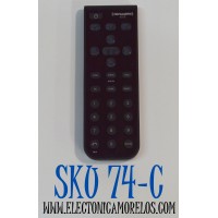 CONTROL REMOTO ORIGINAL PARA OPERAR CON LOS RECEPTORES DE RADIO SATELITAL SIRIUSXM V2.0 / COMPATIBLE CON UNA VARIEDAD DE RECEPTORES SIRIUSXM INCLUYENDO MODELOS COMO ONYX/SPORTSTER/XPRESSRC / NUMERO DE PARTE XDPR2 / RC27C-T3 / SXIR2 / 8541714432