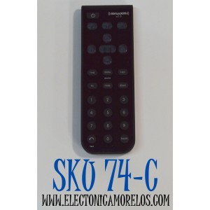 CONTROL REMOTO ORIGINAL PARA OPERAR CON LOS RECEPTORES DE RADIO SATELITAL SIRIUSXM V2.0 / COMPATIBLE CON UNA VARIEDAD DE RECEPTORES SIRIUSXM INCLUYENDO MODELOS COMO ONYX/SPORTSTER/XPRESSRC / NUMERO DE PARTE XDPR2 / RC27C-T3 / SXIR2 / 8541714432