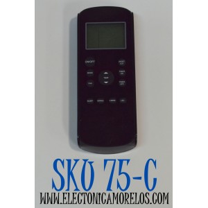 CONTROL REMOTO PARA AIRE ACONDICIONADO PORTATIL/MINI SPLIT MIDEA / COMPATIBLE CON LA MARCA ARCTIC KING / NUMERO DE PARTE RG57H4 / RG57H4B/BGEFU1-B / RG57A/BGEF / Z2101291012491 / 17317000008858 /R07/BGE / R07/BGCE / RG58B/BGE /RG58B1/BGE / R51M/E / R11HG