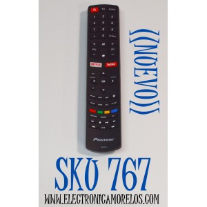 CONTROL REMOTO ORIGINAL NUEVO PARA SMART TV PIONEER / NUMERO DE PARTE RC311S / T6-231W52-PI02CK / DF-S52D / DH2008113786 / MODELO  PLE-65S08UHD / PLE-65D1800 / PLE-55S08UHD / PLE-55D1202 / PLE-50S08UHD / PLE-43D1202UD / PLE-40S08FHD /  PLE-32D1202 