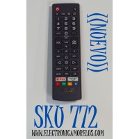 CONTROL REMOTO ORIGINAL NUEVO PARA SMART TV RCA / NUMERO DE PARTE AKB76037001 / AKB76037002 / B219 / OH/S2-4 / MODELO RWOSU7049 / RWOSU6547 / RWOSU6547-B / RWOSU5549 / RWOSU5847 / RWOSU5047