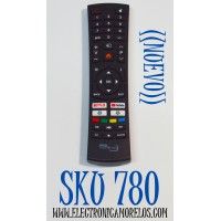 CONTROL REMOTO ORIGINAL NUEVO RCA SMART TV VIRTUOSO PARA TV  / NUMERO DE PARTE YS-43B / HOF18I097GPD7 / AE0201650 / HRC43K / TY-49C / MODELO RNSMU5536 / RNSMU5836 / RNSMU7036 / RNSMU7036-B / RNSMU4336 / RNSMU5036