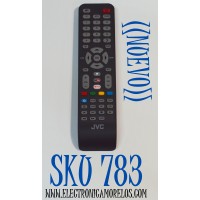 CONTROL REMOTO ORIGINAL NUEVO PARA SMART TV JVC / NUMERO DE PARTE 06-519W37-TY01X / DH1709095466 / YC-53-3 / RC320 / MODELO 43D1620 / 49D1620 / 55D1620 / SI39H / SI40FS / SI49FSC / SI55FS / SI50US / SI65FS