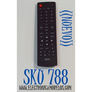 CONTROL REMOTO ORIGINAL NUEVO PARA TV ONN / NUMERO DE PARTE MDT36T0538 / SNTV000279-DMG / TY48-1913-002865 / 398GR12BEEMN0001KY / MODELO ONC50UB18C05 / ONA55UB19E06 / ONA65UB19E07 / ONA24HB19E02 / ONA43UB19E04 / 100002460 43" / 100002461 50"