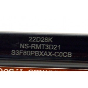 CONTROL REMOTO ORIGINAL NUEVO INSIGNIA / NUMERO DE PARTE NS-RMT3D21 / 22D28K / S3F80PBXAX-C0CB / SRC-5210 / PUEDE CONTROLAR HASTA 3 DISPOSITIVOS COMO TV / DVD/BLU-RAY / BARRAS DE SONIDO / DECODIFICADORES DE CABLE/SATELITE / REPRODUCTORES DE MULTIMEDIA